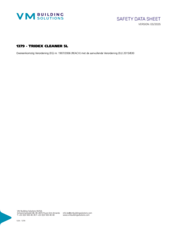 Tridex Cleaner 5L - SDS