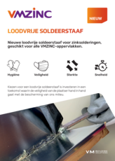 Loodvrije soldeerstaaf VMZINC