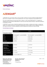 Fiche technique AZENGAR