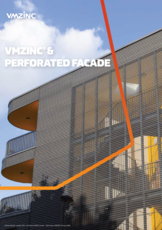 VMZINC and perforated facade