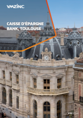 VMZINC Ornaments - Caisse d'épargne bank (France)