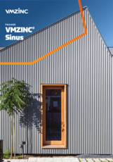 VMZINC Sinus. - Facade