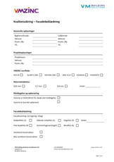 Facadebeklædning - Kvalitetssikring