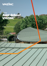 Guide technique Joint debout VMZINC toiture