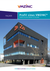 Profil sinus VMZINC - Guide de prescription et de pose