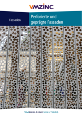 Perforierte and geprägte Fassaden