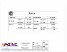 Technical drawings - ADEKA facade - PDF