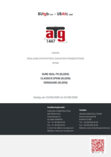 ATG Certificatie Sure-Seal kleen