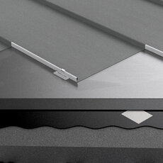 Autocad - Détails standards Joint debout VMZINC® - toiture sur isolant en verre cellulaire