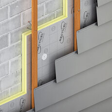 Autocad - Standaarddetails Overlappingsprofiel VMZINC® - gevel