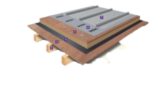 On plywood bonded to phenolic foam - Technical drawings - DWG and PDF