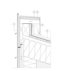 Vinkelfals Vandret på vandret - Detaljetegninger - DWG