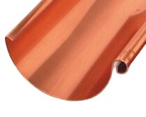 GOUTTIÈRE DEMI-RONDE 333MM CUIVRE 0.7MM