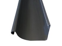 GOOT HALFROND-RECHT 360MM ANTHRA-ZINC® 0.8MM