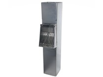RECUPERATEUR D'EAU ZINC 80X80MM