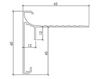 CEISO DAKRAND ALU 60/62 3M RAL