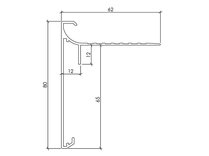 CEISO DAKRAND ALU 80/62 3M RAL