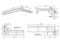 CEISO BASIS RECHTS DAKRAND 45/62 RAL
