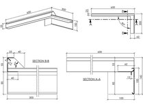 CEISO BASIS RECHTS DAKRAND 100/62 RAL