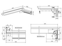 CEISO BASIS RECHTS 2-DEL DAKRAND H76 RAL