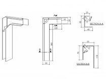 CEISO VERTICAAL HOEKPROFIEL LINKS RAL