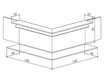 CEISO HORIZONTALE BUITENHOEK RAL