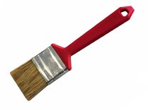 VERFBORSTEL WIT VARKENSHAAR + NIKKELRING 60MM