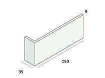 DEEPLAS HOEKPANEEL P1035 WIT 0003 