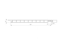 PLANCHETTE MET VOEG P130 KWARTSGRIJS 1068