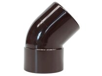 COUDE ROND PVC BRUN 80MM 67°