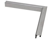 SOLOTRIM 60MM ANGLE INTÉRIEUR 50X50CM BRUT ALUMINIUM