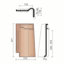 BISCH ALEGRA GEVELPAN RECHTS GEWOLKT