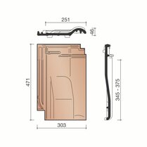 BISCH ALEGRA VENTILATIEPAN MET ROOSTER GEWOLKT