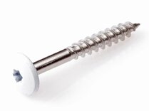 KRONOART HPL SCHROEF 38X4.8MM WIT 0101BS