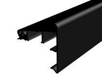 SOLOTRIM 100MM SIERLIJST 2.5M RAL 9005 CX