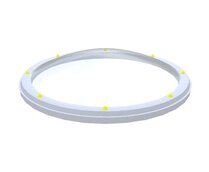 KOEPEL ENKELWANDIG BOLVORMIG POLYCARBONAAT D120CM HELDER