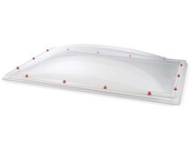 KOEPEL DUBBELWANDIG BOLVORMING POLYCARBONAAT 50X100CM HELDER AH