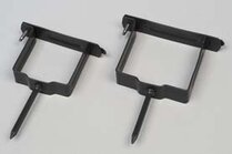 SCHARNIERHAAK INOX ZWAR 8X8CM