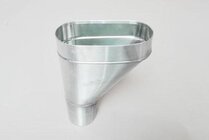 CUVETTE TYPE JAMBON ANTHRA-ZINC 80MM