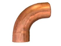 COUDE CUIVRE ROND D80MM 85GR