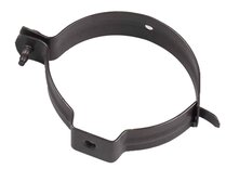 COLLIER ZINC NOIR D60MM S/POINTE