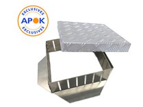 APOGREEN INSPECTIEPUT PERFO 300X300X80MM