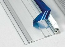 KNELPROFIEL ALU+AFKITTING 2.5M
