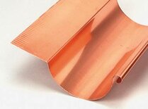 GOUTT D/R CUIVRE 420X0.7MM+BAV