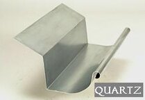 GOOT H/R RECHT QUARTZ-ZINC 420X0.8MM+SLA