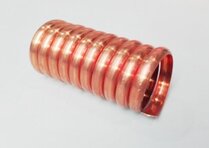 BAGUE SPIRALE CUIVRE D80MM 6 CRANTE
