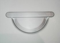 SLUITSTUK H/R 333MM QUARTZ-ZINC VLAK