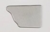 SLUITSTUK PROF 333MM QUARTZ-ZINC RECHTS