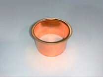 BUSELOT D60MM CUIVRE PLAT 6CM