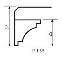 DC P155 KLEINE MUURLIJST 35X37MM 08